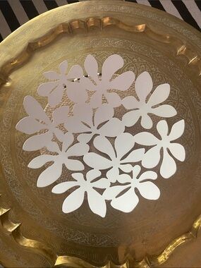 Vintage IKEA Stockholm Creamy White Monica Mulder Design 17” Fruit Bowl 20529